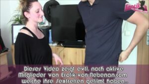 Frau mit Hakennase will beim Amateursex besamt werden